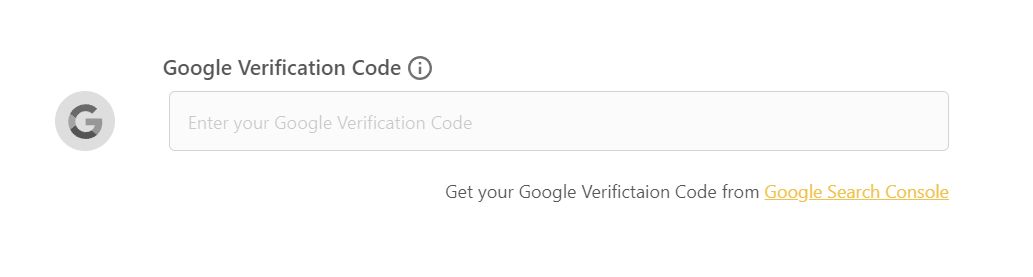 add google console code