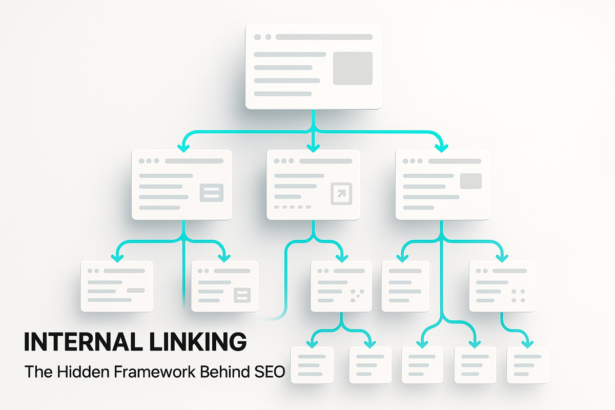 Conceptual network visualizing internal links.