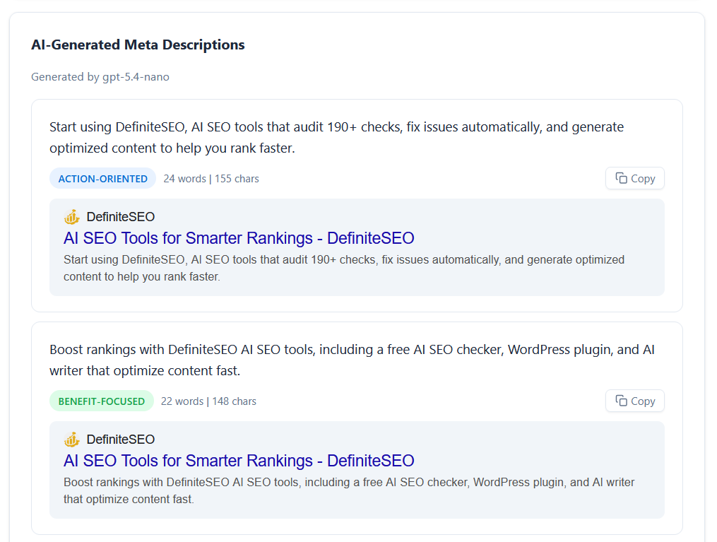 Notepad Meta Description Meta Description Generator with AI – DefiniteSEO