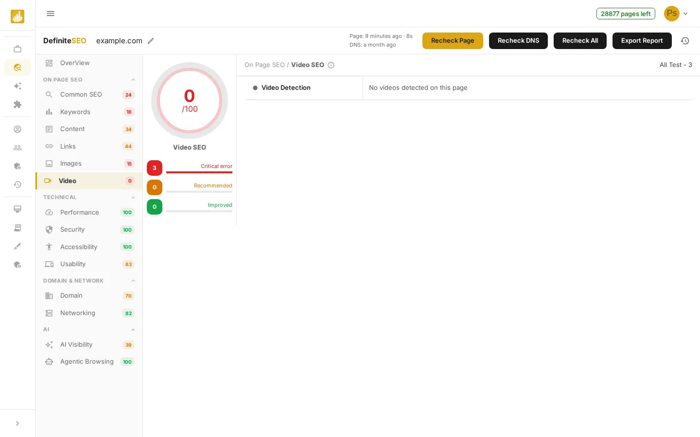 Your SEO Report - A Tour of Every Section - Video