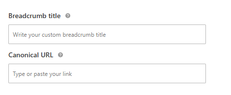 DefiniteSEO canonical URL field in the post editor