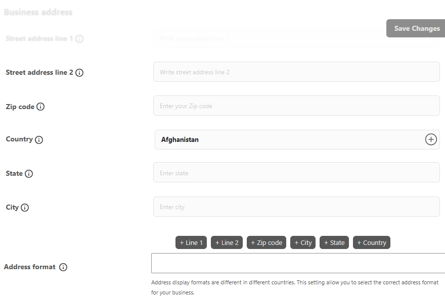 DefiniteSEO Local SEO business address settings