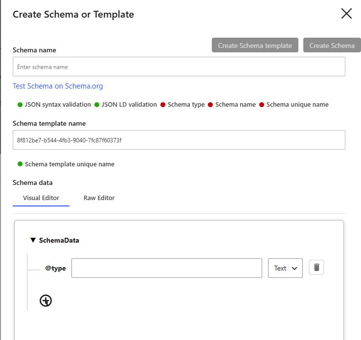 DefiniteSEO custom schema builder with live JSON-LD validation