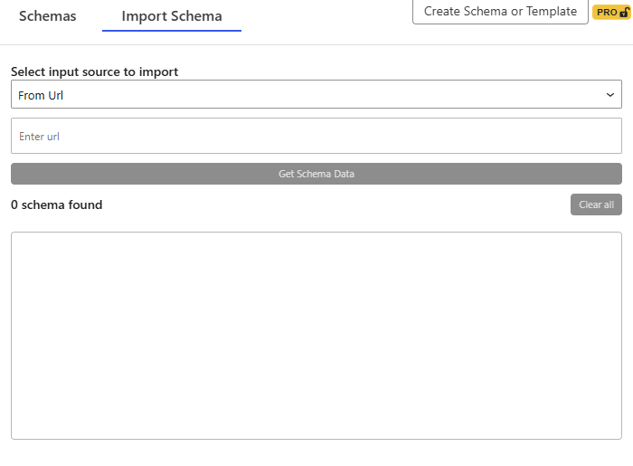 DefiniteSEO import schema from URL, HTML or JSON